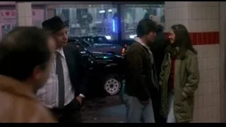 three people in subway station at night — Rocky III