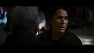 Close-up of man's distressed face — Batman: The Dark Knight Rises