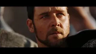 close-up of man's serious face — Gladiator