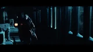 Person walking through dark tunnel with lantern — Harry Potter and the Philosophers Stone