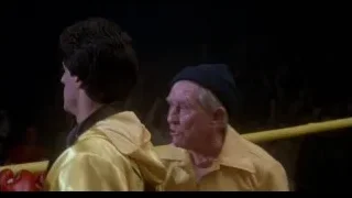 two men in boxing ring — Rocky III