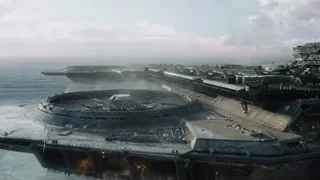 large aircraft carrier in middle of ocean — The Avengers
