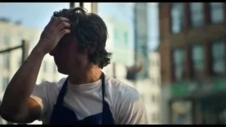 young man in white t-shirt and apron — The Bear