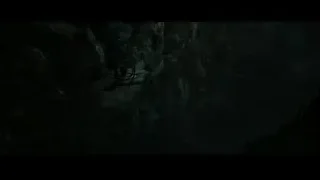 Hermione and Ron in dark rocky cave — Harry Potter and the Deathly Hallows 2