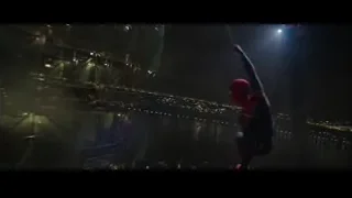 Spider-Man in suit with outstretched arms — Spiderman: No Way Home