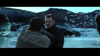 man and woman at frozen lake — Batman