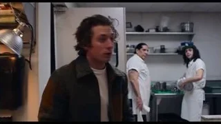 man preparing food in kitchen — The Bear