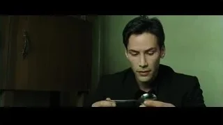 young man with spoon at table — The Matrix