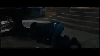 Man kneeling on ground in dimly lit room — Harry Potter and the Goblet of Fire