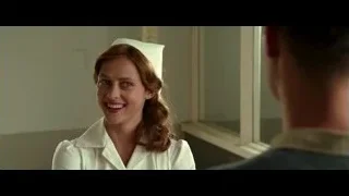 Nurse in uniform talking to man — Hacksaw Ridge