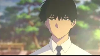 young man in park with serious expression — I Want To Eat Your Pancreas