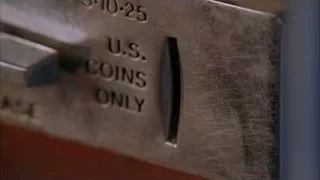 Metal plate "U.S. COINS ONLY" — Breaking Bad