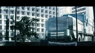 Man with sword and shield in hallway — Deadpool 2