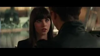 woman looking intently at a man — The Amazing Spider Man 2