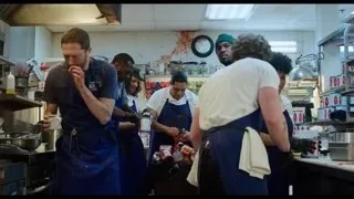 group of men cooking in kitchen — The Bear