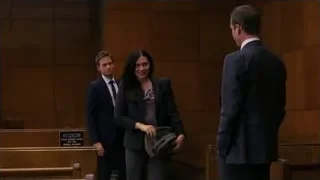 men in a courtroom — Suits