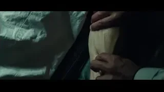 hands holding white fabric — Deadpool