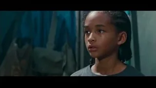Young girl looking out window in thought — The Karate Kid