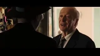 Elderly man in room with another man — Now You See Me