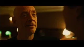 Bald man smiling with eyes closed — Whiplash