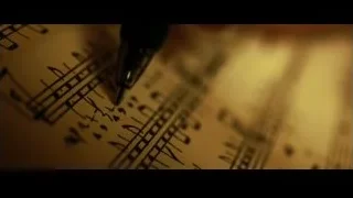 Pen resting on sheet of music — Whiplash
