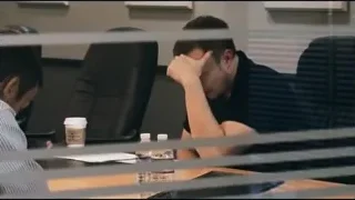 Man sitting at office desk in thought — Elon Musk: Return to Space
