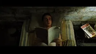 Young man reading book in old bed — Fight Club
