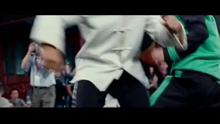 young boy in green shirt — The Karate Kid