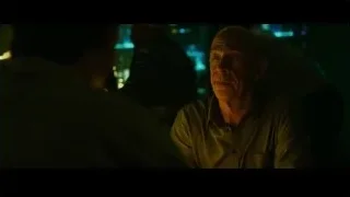 elderly bald man in dimly lit room — Whiplash