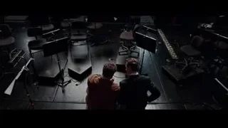 two men standing in music studio — Steve Jobs