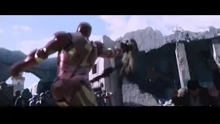 Iron Man in ruined city — Iron Man