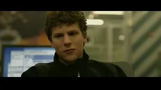 young man at computer in office — The Social Network