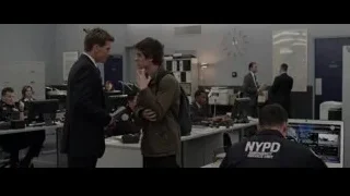 Men in office with army and police officers — The Amazing Spider Man