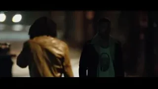 man in black jacket in spotlight — Deadpool