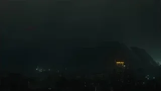 Night view of lit up cityscape — Blade Runner 2049
