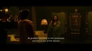 woman holding cigarette in dimly lit room — Bruce Lee: Birth of The Dragon