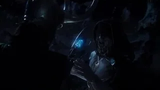 man in horned helmet in dark environment — The Avengers