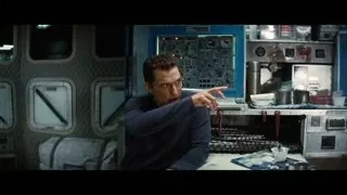 man in spaceship control room — Interstellar
