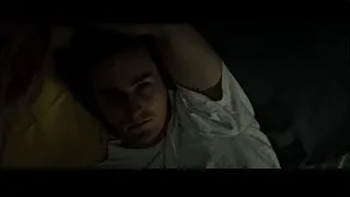 Young man lying in bed in deep thought — Fight Club