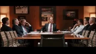 Men in meeting room with chandelier — Jobs