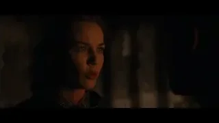 Woman in dark eerie room with gold collar — Gladiator