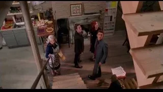 four people standing on kitchen staircase — Spider Man
