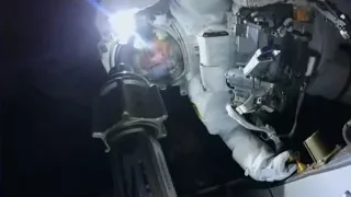 spaceman working on space station — Elon Musk: Return to Space
