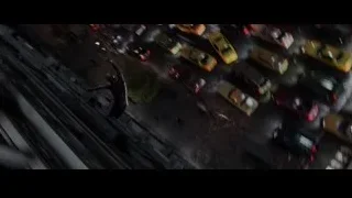 Spiderman crawling on metal beams — The Amazing Spider Man