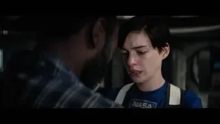 Man and woman in NASA space station — Interstellar
