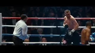 boxer punching referee in boxing ring — Southpaw