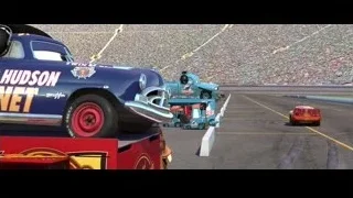 blue vintage car on platform in stadium — Cars