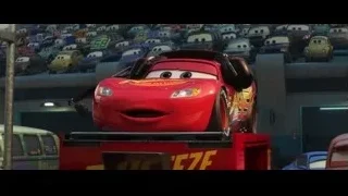 Lightning McQueen on red truck — Cars 3