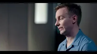 Close-up of man's serious face — The Social Dilemma