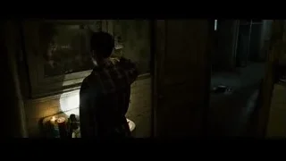 man looking out window in abandoned bathroom — Fight Club